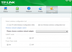 TP-LINK Wireless Configuration Utility Начало работы