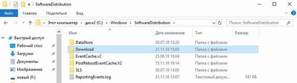 нужная папка windows 10 download