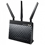 ASUS DSL-AC68U гигабитная Wi-Fi ADSL точка доступа, 802.11a/b/g/n/ac, 1900 Мбит/с, маршрутизатор, коммутатор 4xLAN, принт-сервер
