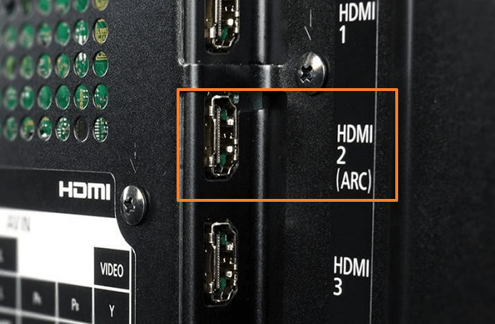 Подключение наушников через HDMI ARC-порт