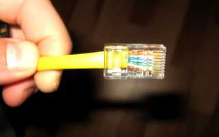 Обжим витой пары: правильная схема обжима кабеля для интернета