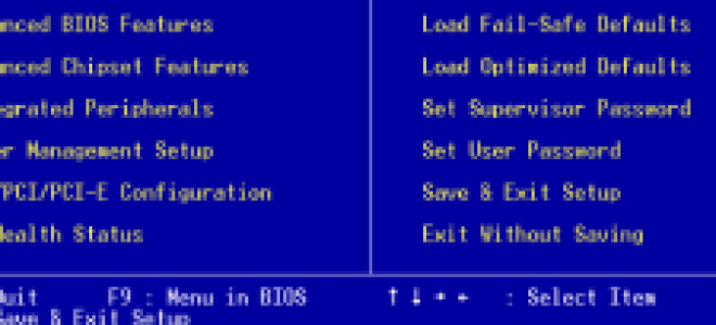 Настройка БИОС: основные моменты работы с микропрограммой